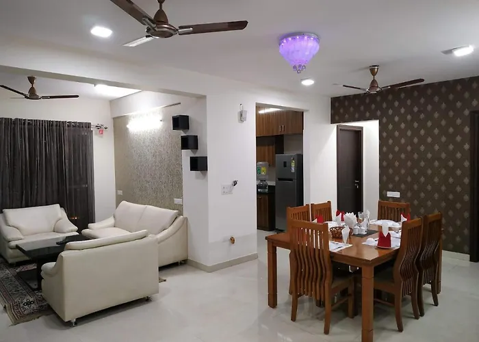 3Bhk Service Apartment With Kitchen Manyata Tech Park Hebbal