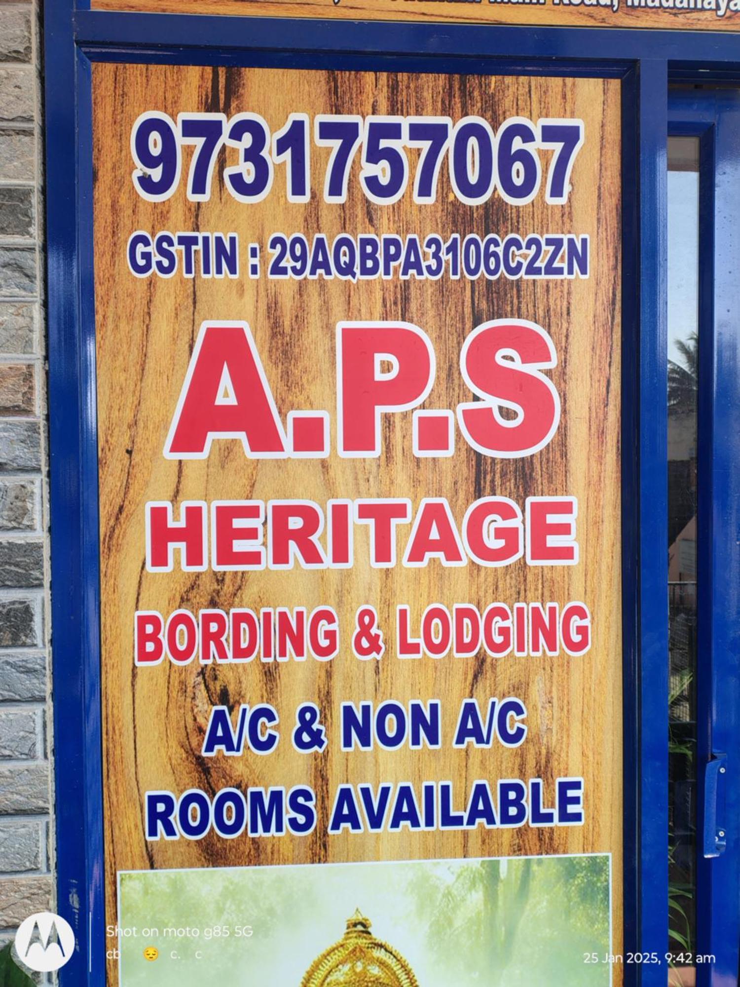 Aps Heritage Bangalore