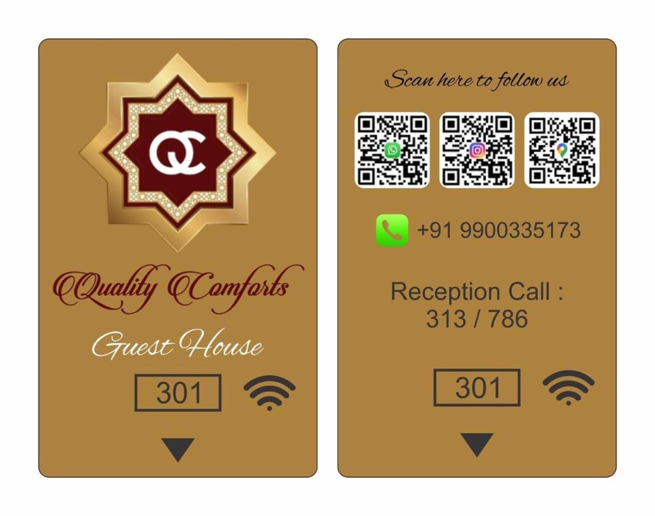 Quality Comforts Hotel Bangalore