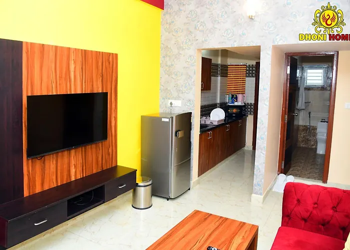 Dhoni Homes -Premium 1 Bhk Service Apartment Manyata Tech Park