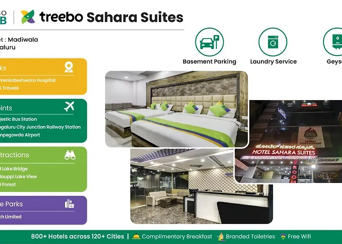 Treebo Sahara Suites 750 M From St Johns Medical College And Hospital