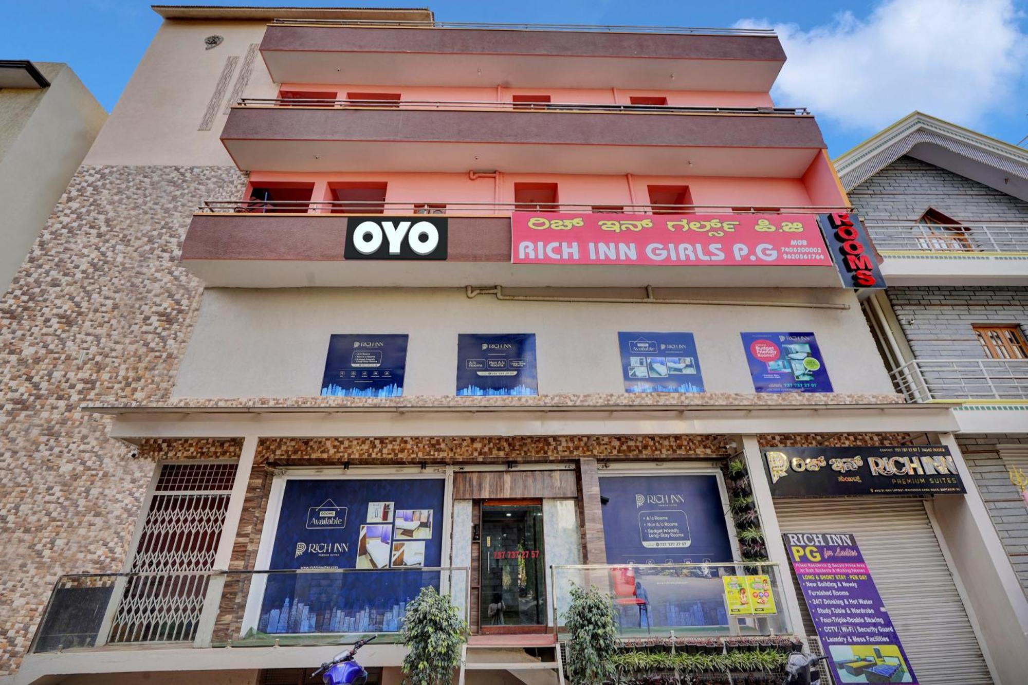O Rich Premium Near Nagasandra Metro Station. 3*