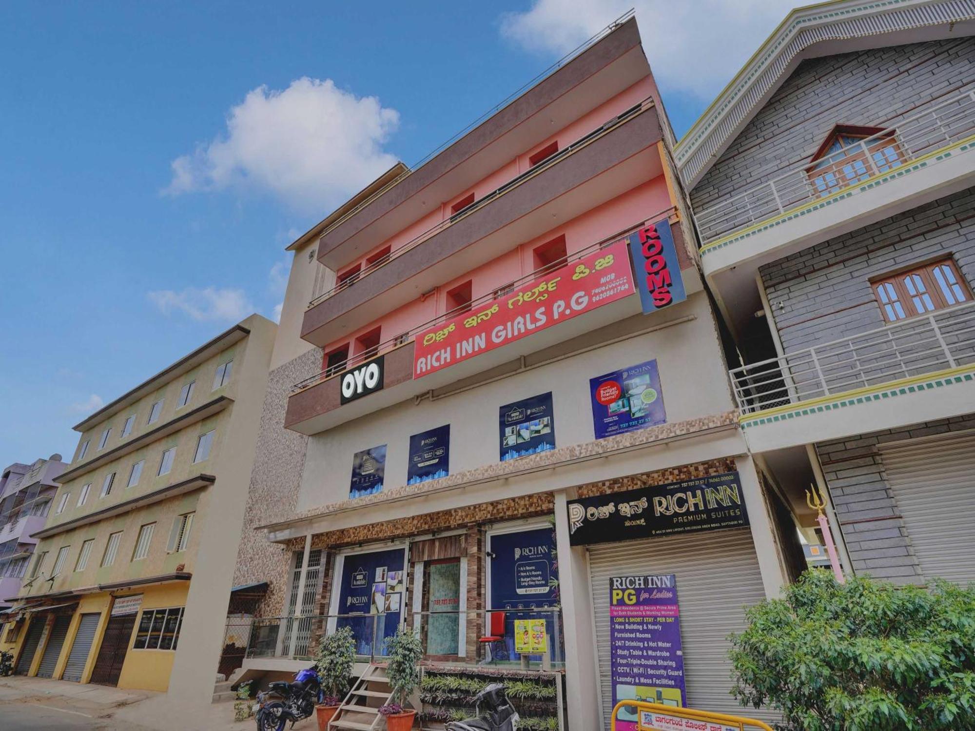 O Rich Premium Near Nagasandra Metro Station. 3*
